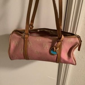Dooney & Burke pink barrel handbag